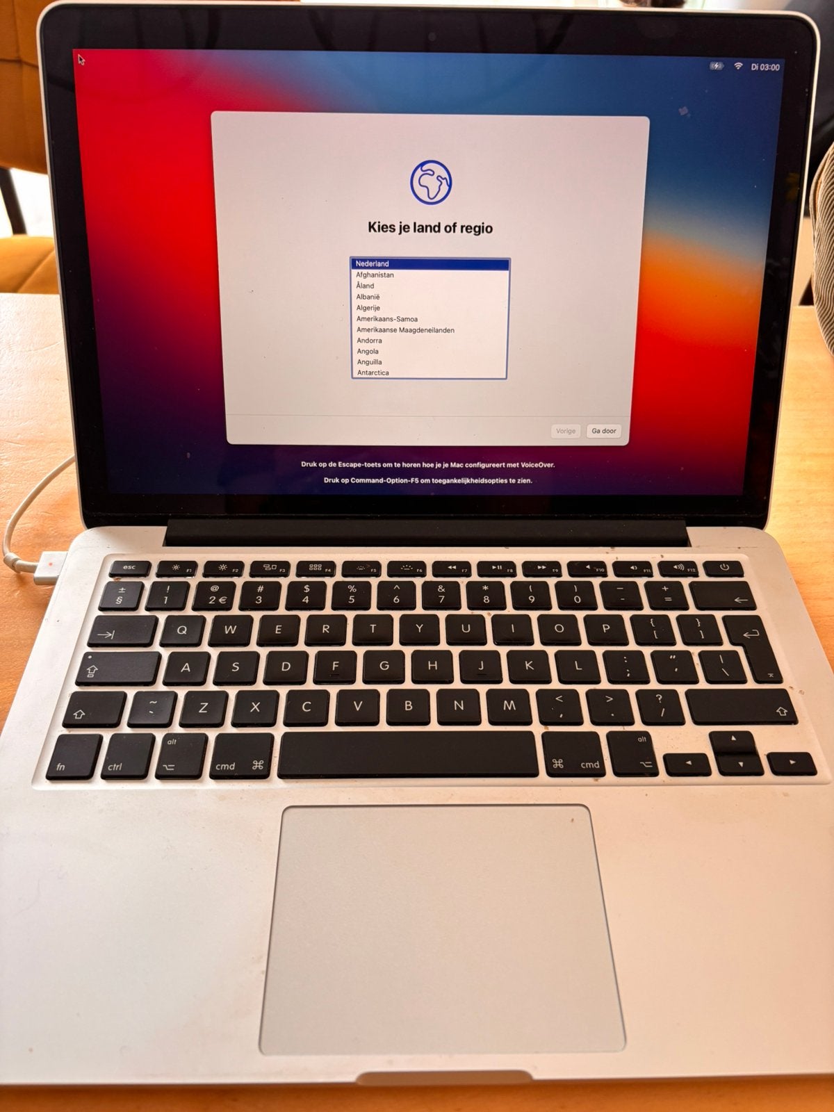 MacBook Pro 13” (2013), voor onderdelen/thuisgebruik, Gebruikt, Qwerty, 13 inch, Onbekend