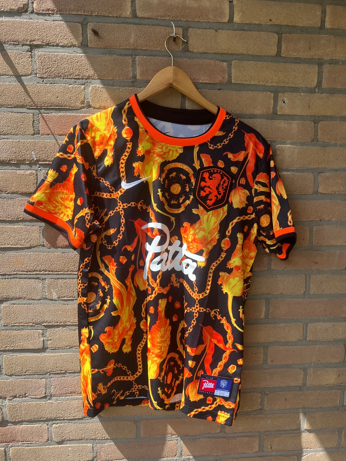 Patta Nederland WK Shirt - Maat S, Zo goed als nieuw, Voetbal, Maat 46 (S) of kleiner, Meerkleurig