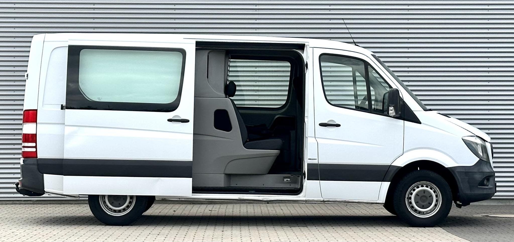 Mercedes-Benz Sprinter 213 2.2 CDI 366 DC Dubbele cabine Aut, Auto's, Automaat, Euro 5, Gebruikt, 4 cilinders