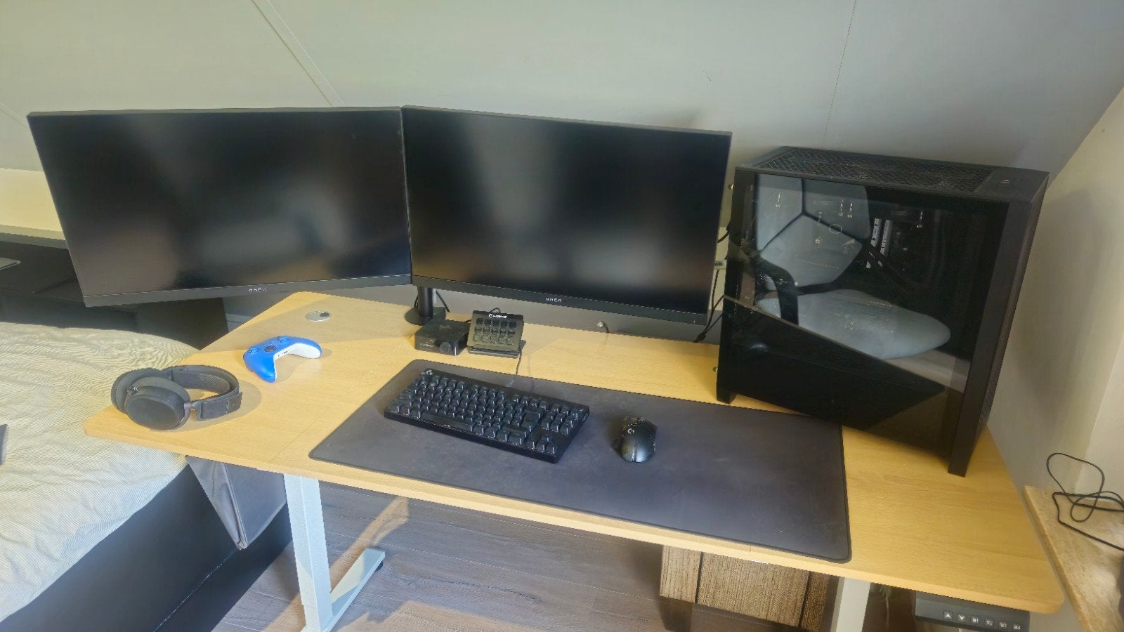 Complete gaming setup: i5-14600K + RTX 3070 + 2x HP Omen 27i, Gebruikt, 32 GB, Custom Build, Gaming