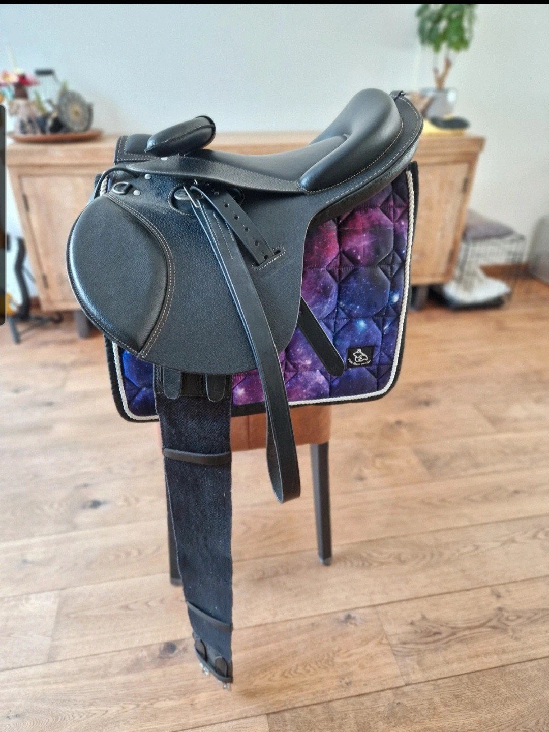 boomloos zwart leren lederen zadel Première shetlander pony, Dieren en Toebehoren, Ophalen of Verzenden, Nieuw, Overige merken
