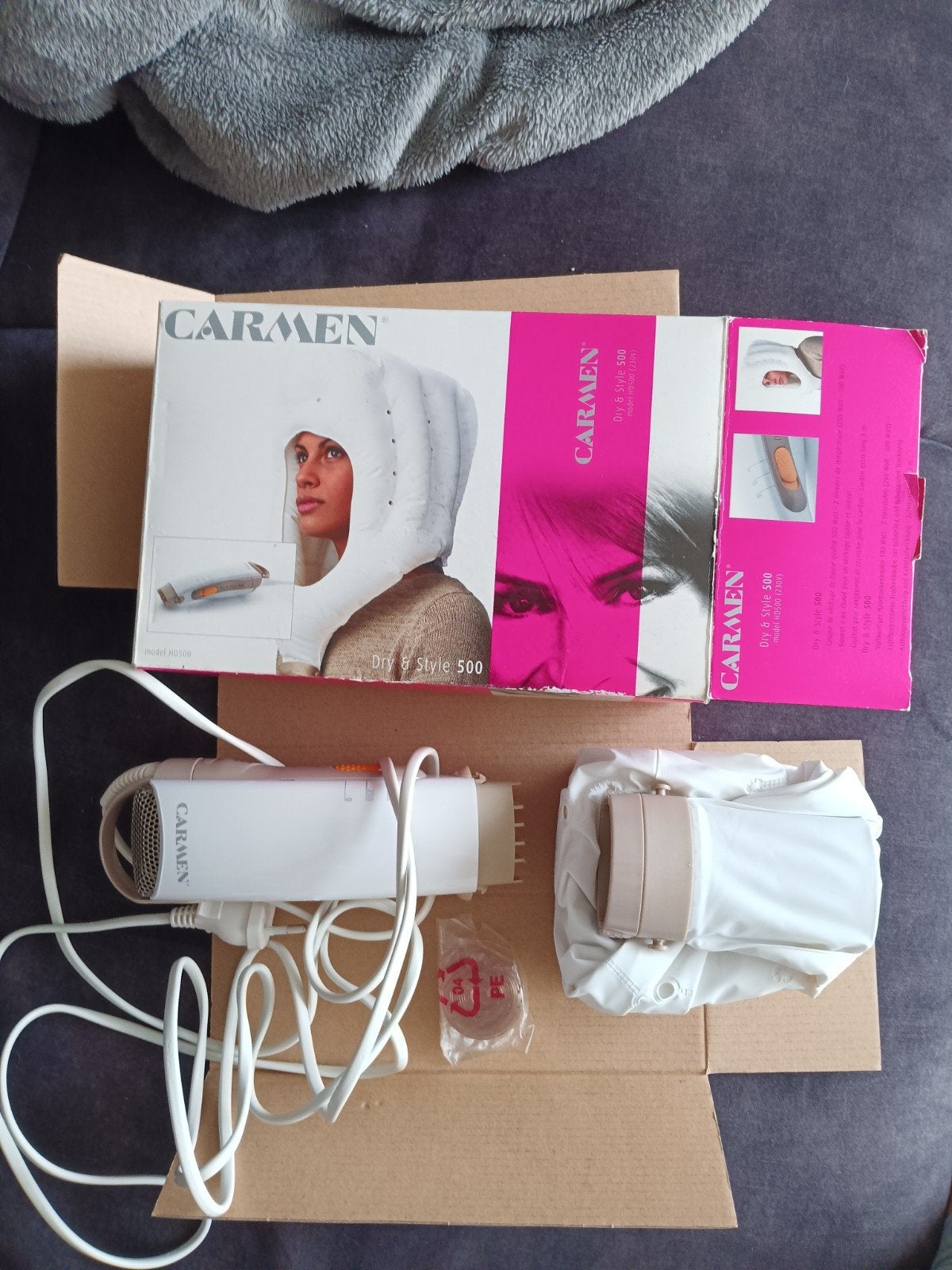 Carmen Dry & Style 500 droogkap, Ophalen of Verzenden, Nieuw, Haarverzorging