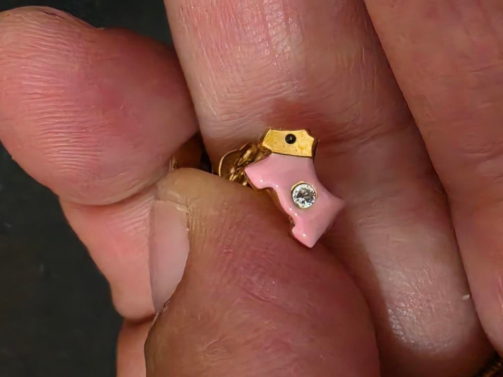 18 karaat goud oorbel, Sieraden, Tassen en Uiterlijk, Antieke sieraden, Verzenden, Goud, Ring