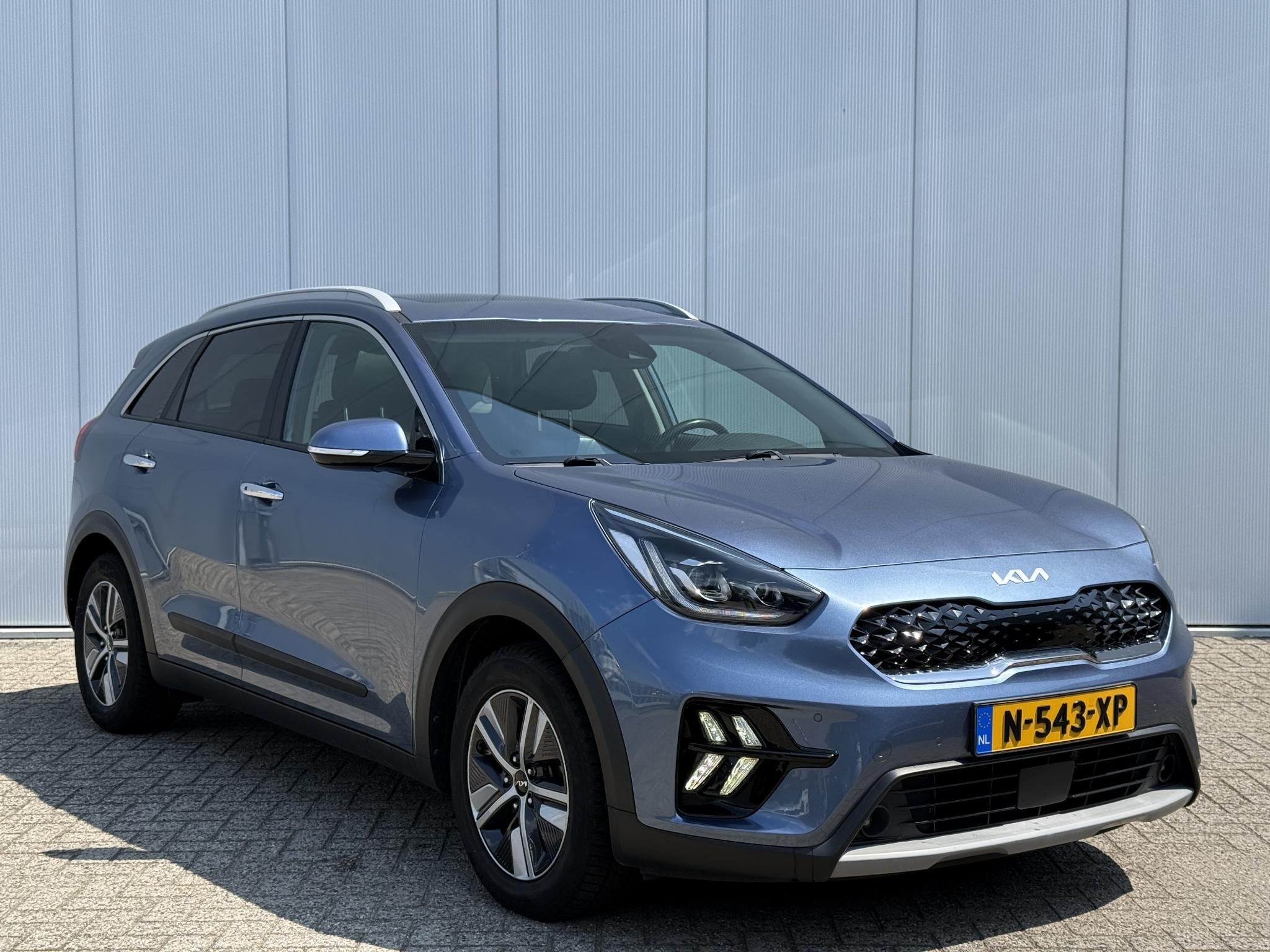 Kia Niro 1.6 GDi Hybrid 141pk DCT6 ExecutiveLine | Stoel- en, Auto's, Kia, Stof, Gebruikt, 2 kWh, Blauw