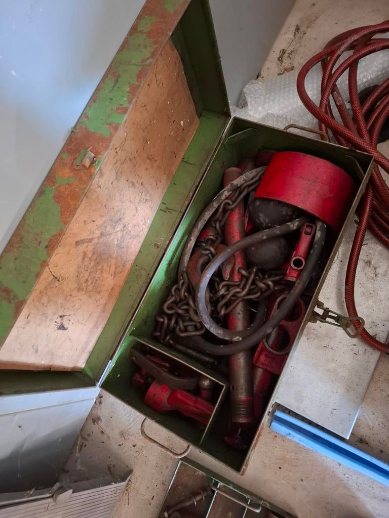 Vintage uitlijn en uitdeukset, Auto diversen, Autogereedschap, Ophalen