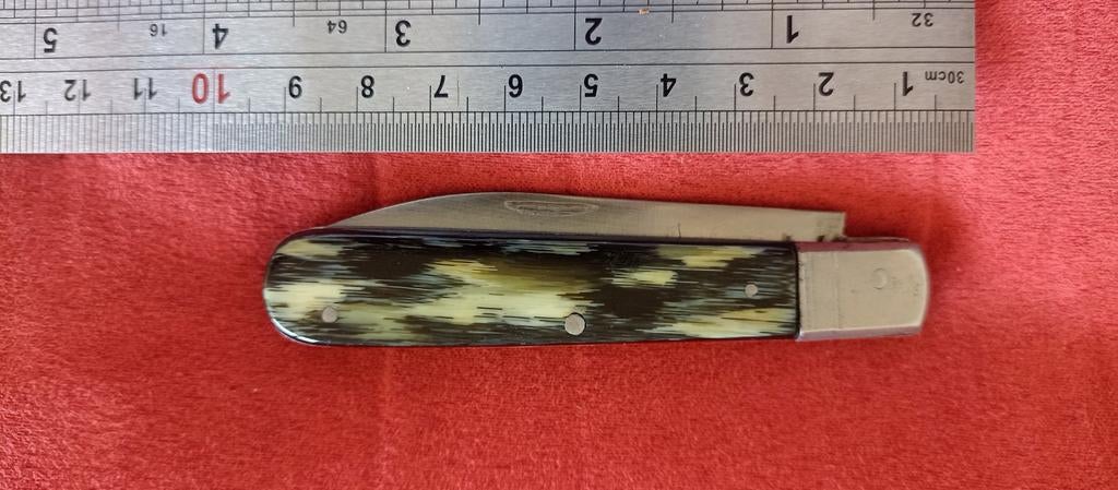 Vintage zakmes met hoorn handvat, Antiek en Kunst, Ophalen of Verzenden
