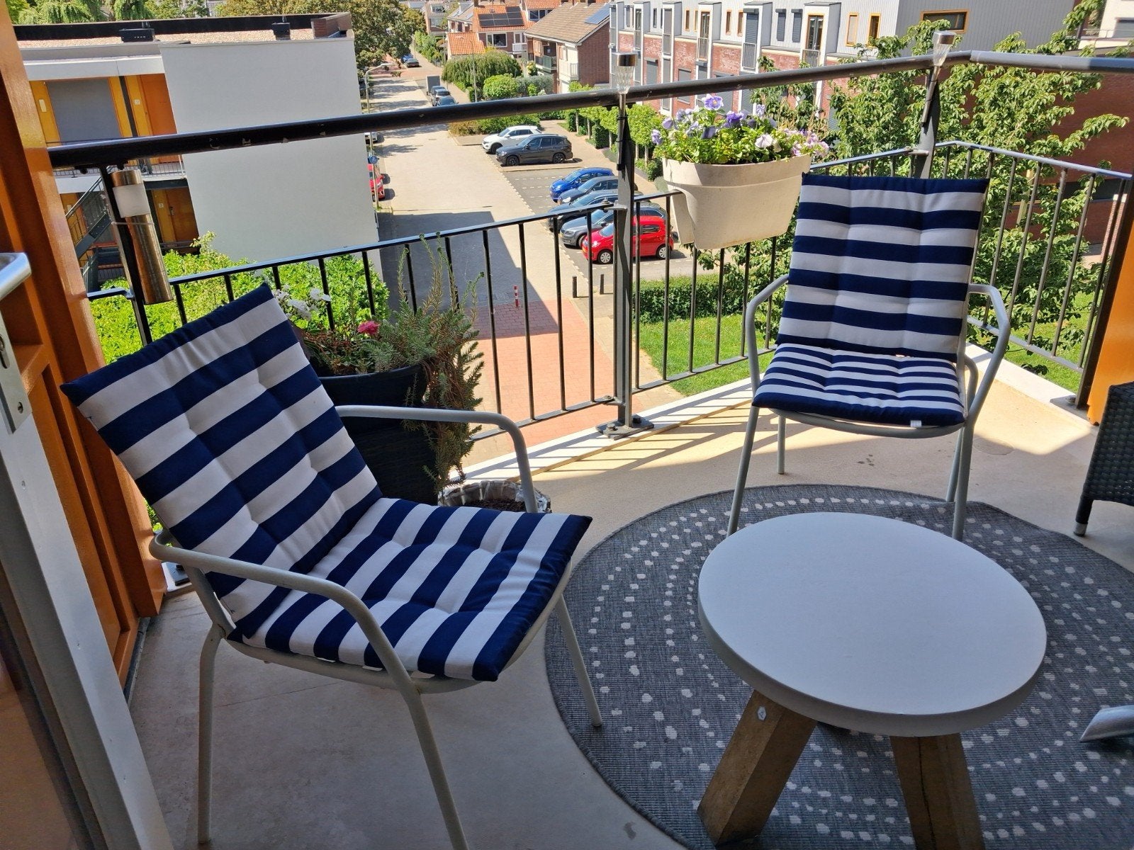 Tuin setje.., Tuin en Terras, 2 zitplaatsen, Gebruikt, Bijzettafel, Steigerhout