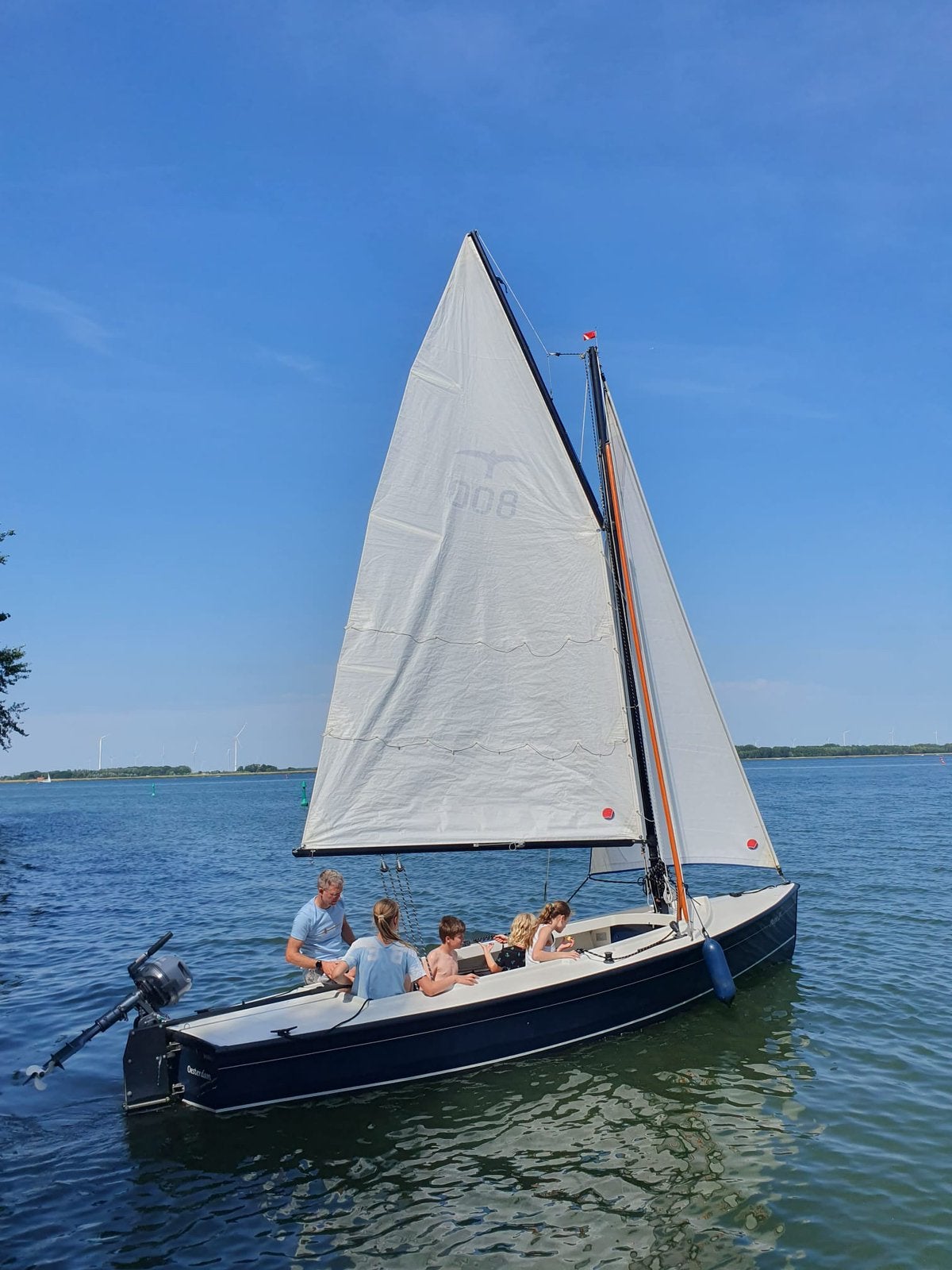 Zeer complete Hoora Polyvalk met 4 pk buitenboordmotor, Watersport en Boten, Ophalen, Gebruikt, Rolfok, 4 pk