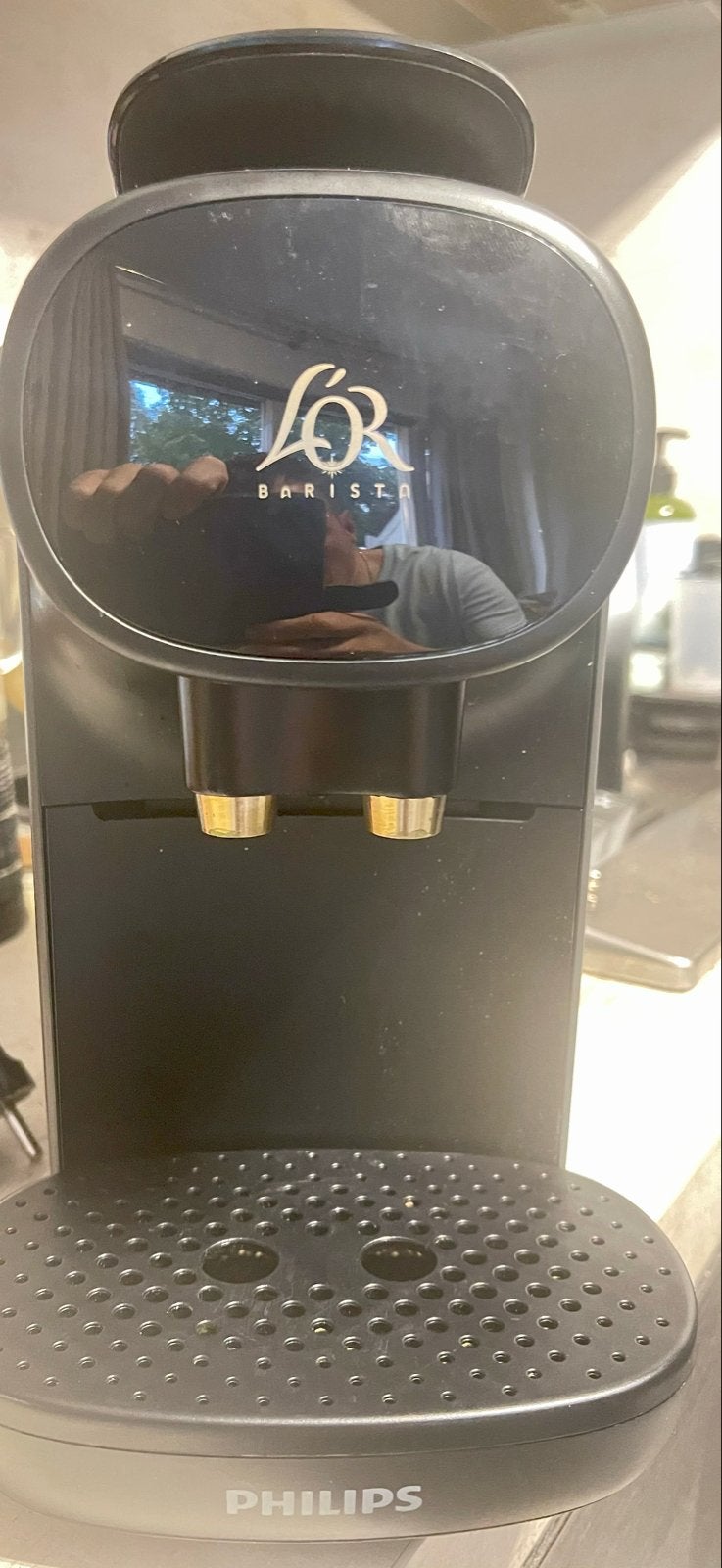 Philips L'OR Barista Sublime + 2x L'OR Glazen (Nieuw) + Cups, Verzenden, Koffiemachine, Zo goed als nieuw, 2 tot 4 kopjes