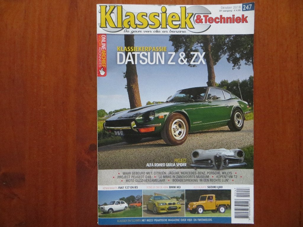 Klassiek & Techniek 247 Datsun Z en ZX, Fiat 127, Renault 5, Verzenden, Nieuw, Renault