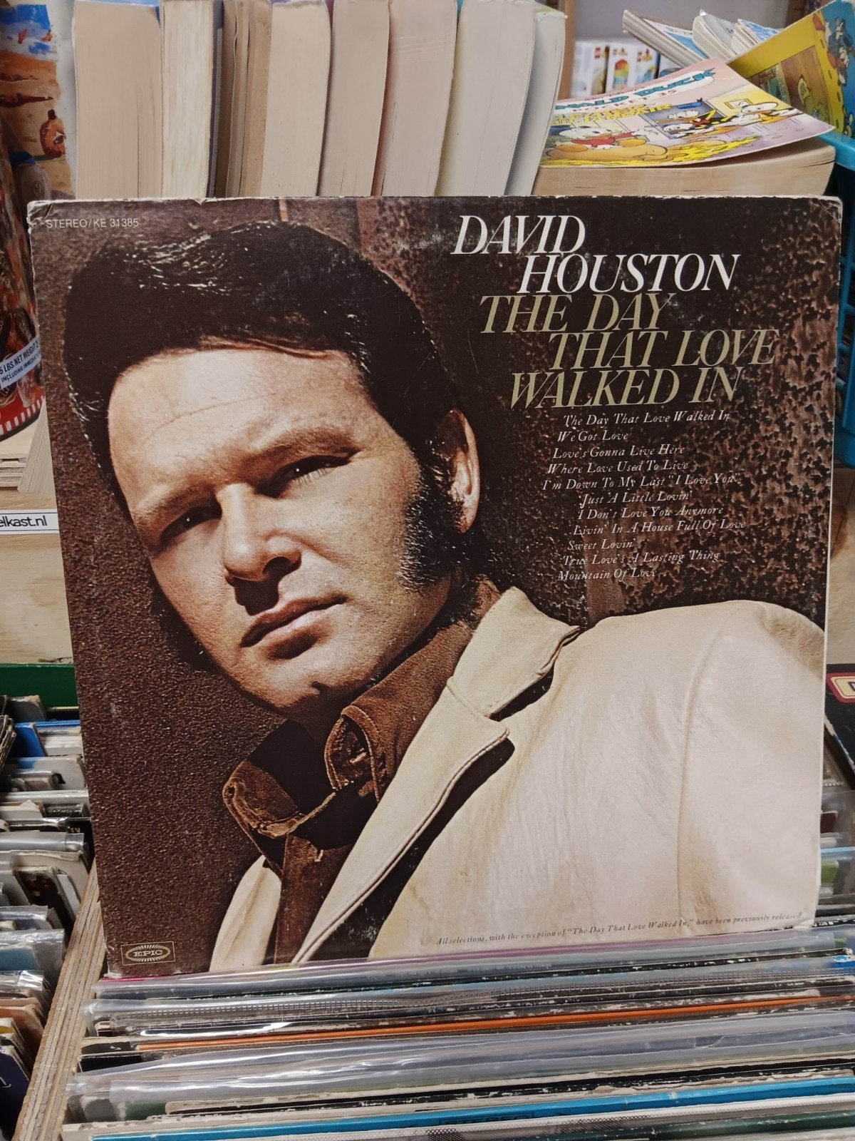 David Houston - The Day That Love Walked In LP, Cd's en Dvd's, Vinyl | Pop, LP, Gebruikt, Overige genres, Ophalen of Verzenden
