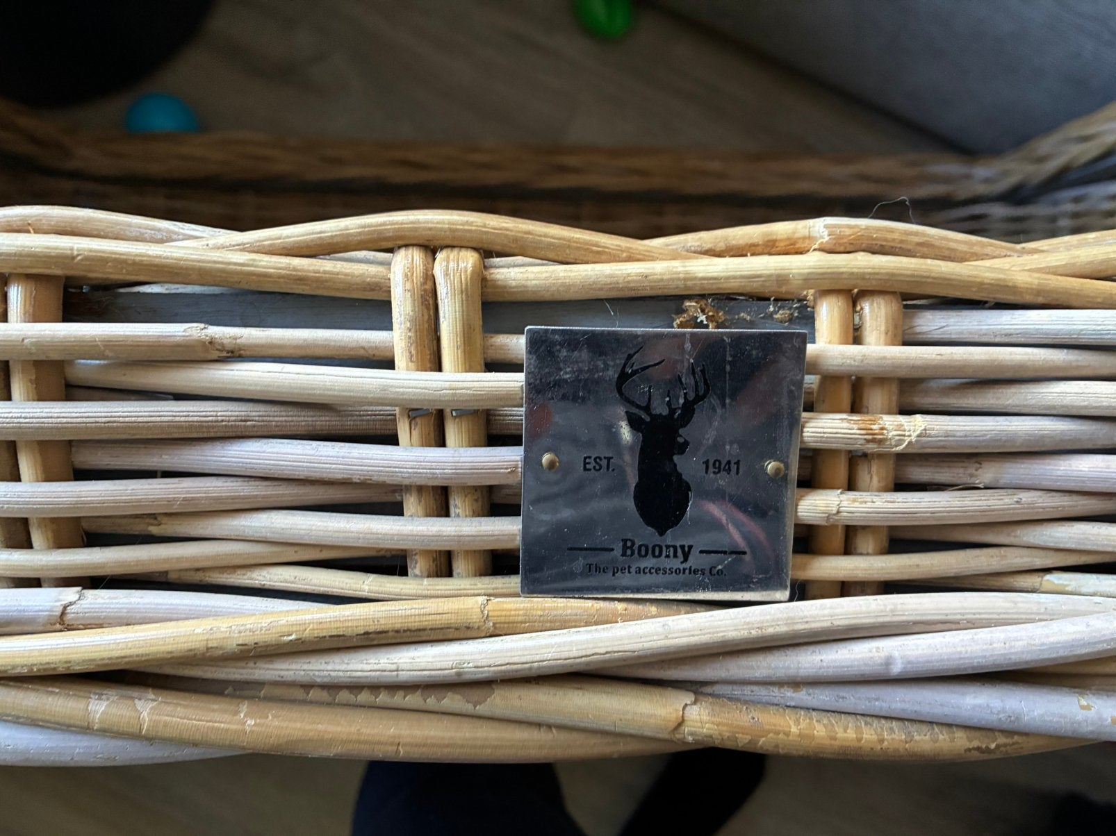 hondenmand Boony EST. 1941 rotan-serie, Ophalen, Zo goed als nieuw