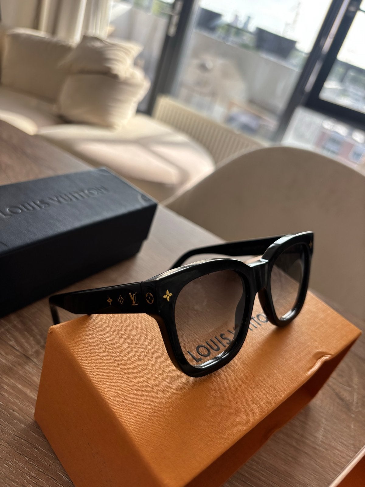 Louis Vuitton My Monogram Square Zonnebril Z1523W – Zwart, Overige merken, Zonnebril, Zwart, Ophalen of Verzenden