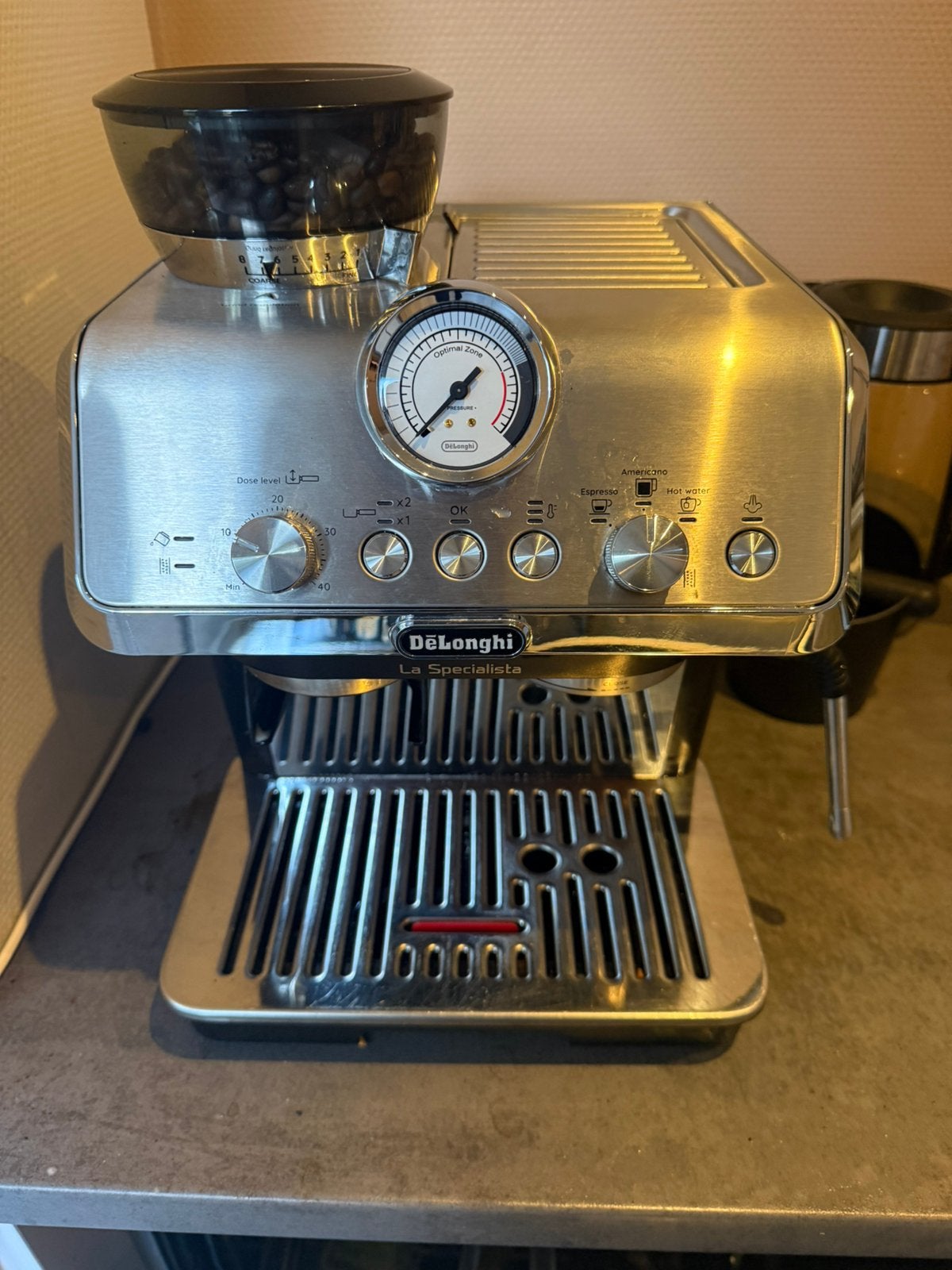 Koffiemachine delonghi la specialista, Koffiemachine, Ophalen of Verzenden, Zo goed als nieuw, 2 tot 4 kopjes