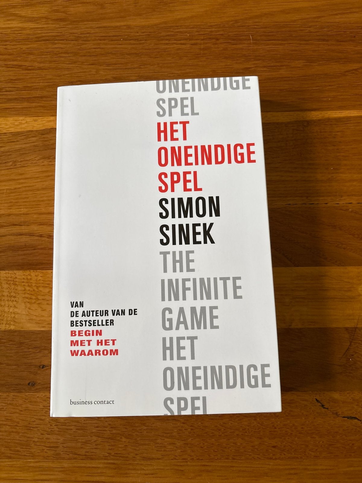 Het Oneindige Spel - Simon Sinek (Business Contact), Verzenden, Zo goed als nieuw, Nederland