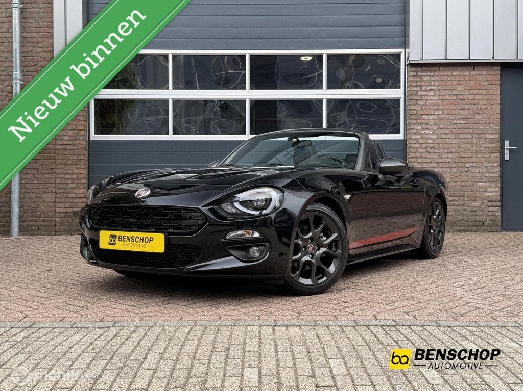 Fiat 124 Spider 1.4 MultiAir Turbo Lusso Sport Leer Navi Cam, Auto's, Fiat, Bedrijf, Te koop, 124 Spider, ABS, Achteruitrijcamera