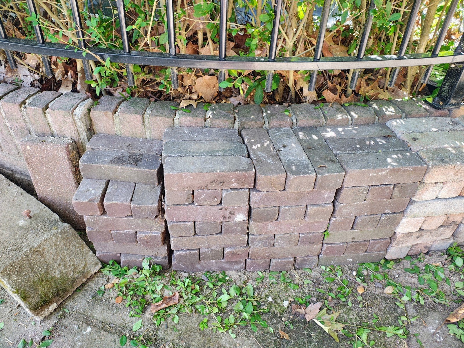 Nieuwe gebakken stenen voor terras - Bruin, Ophalen, Nieuw, Keramiek, Klinkers