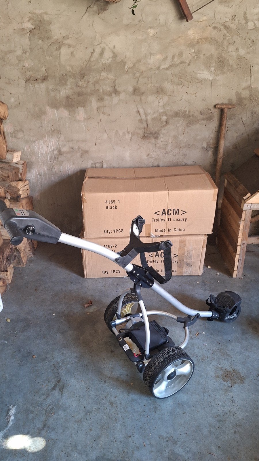Elektrische Golftrolley - Nooit meer duwen!, Sport en Fitness, Golf, Ophalen of Verzenden, Zo goed als nieuw, Golfkar, Overige merken