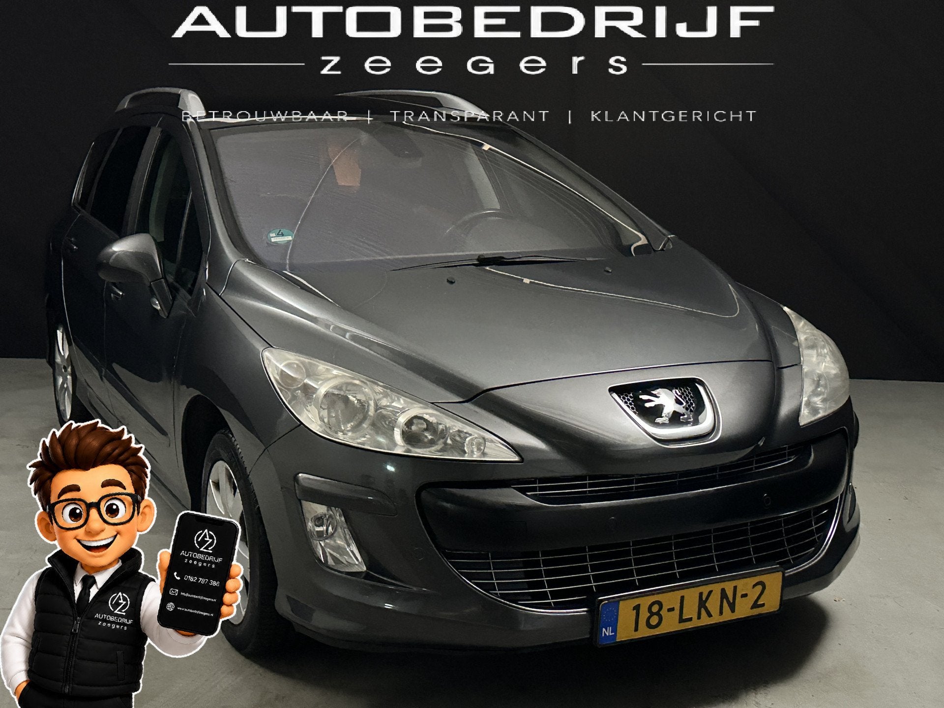 Peugeot 308 SW 1.6 VTi Blue Lease Executive *Navi*AC*Pano*, Voorwielaandrijving, 15 km/l, Gebruikt, 4 cilinders