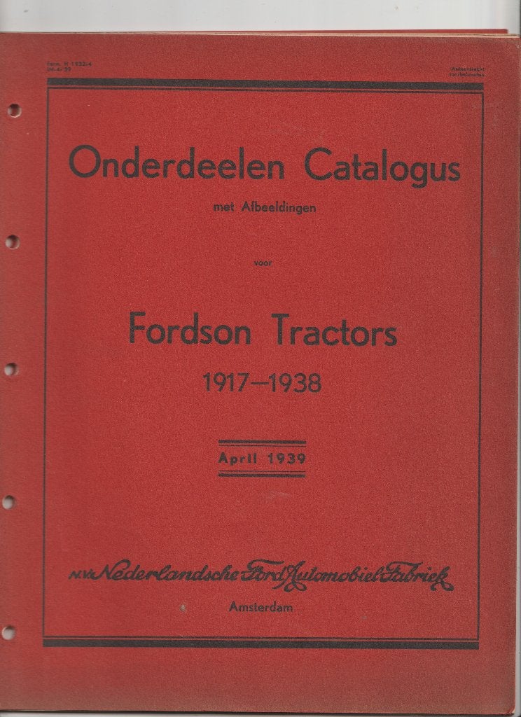 Fordson Tractors 1917-1938--1950, Ophalen of Verzenden