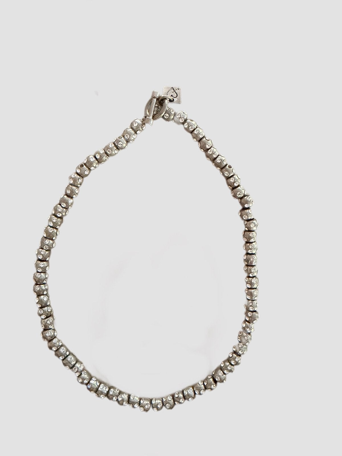 Otazu ketting 40cm met kristallen, Sieraden, Tassen en Uiterlijk, Kettingen, Met kristal, Overige materialen, Gebruikt, Ophalen of Verzenden