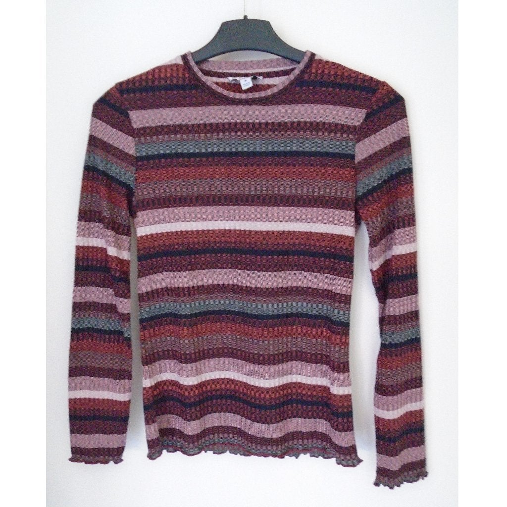 Warehouse gestreepte top XS/34 ongedragen nieuw, Kleding | Dames, Tops, Verzenden, Nieuw, Lange mouw, Warehouse