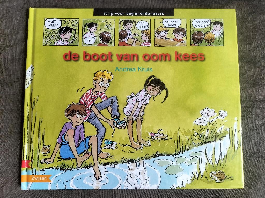 De boot van oom kees / strip beginnende lezers Avi 2 / M3, Ophalen of Verzenden, Zo goed als nieuw, Andrea Kruis, Fictie algemeen