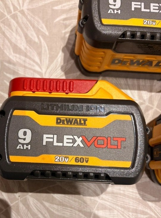 dewalt flexvolt 20v 9ah als nieuw 3 stuks, ., ., .
