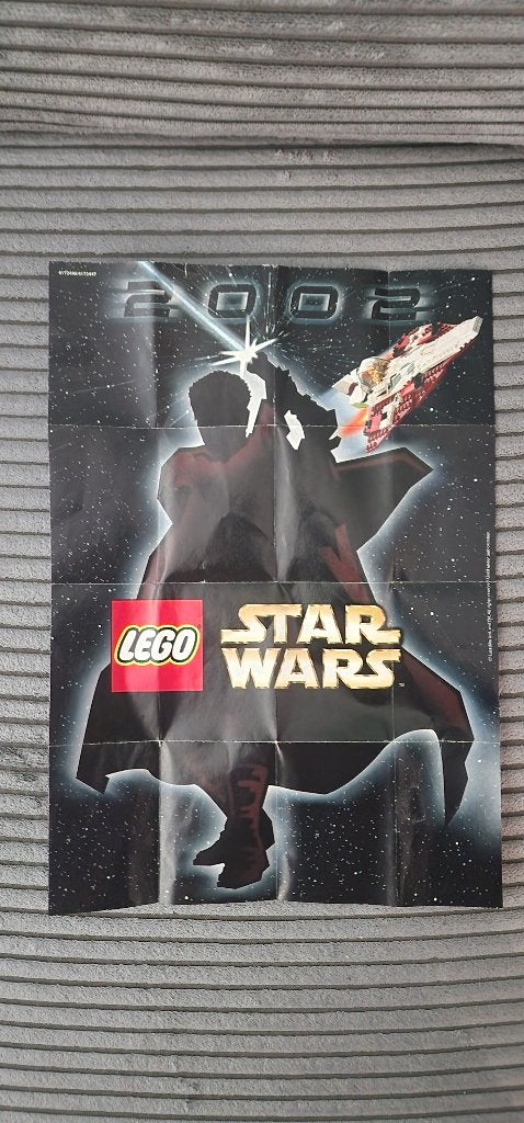 Vintage LEGO Star Wars Mini Poster 2002 Promo Wall Art, Ophalen of Verzenden, Zo goed als nieuw, Lego, Star Wars