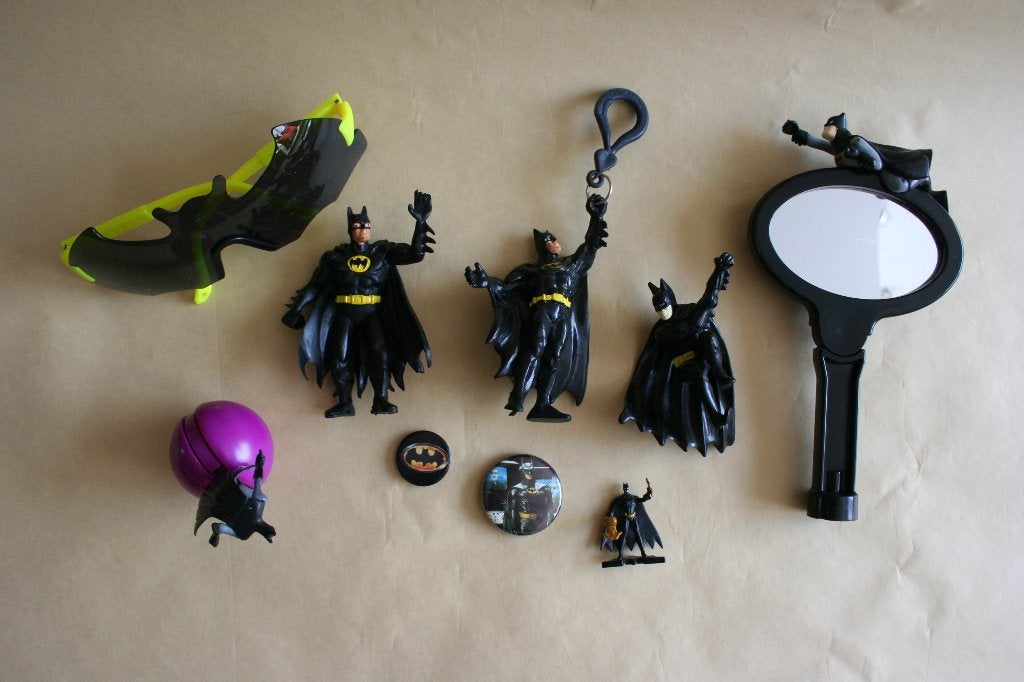 Batman Bundel (Set diverse), Ophalen of Verzenden, Superheld, Gebruikt, Beeldje of Figuurtje