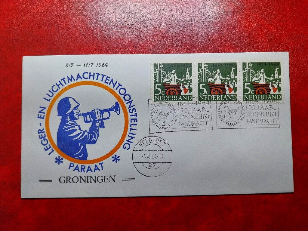 Envelop Paraat Groningen 1964, Verzenden, Envelop