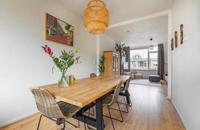 Tafel (1m bij 2.4m), Ophalen, Gebruikt, 100 tot 150 cm, Eikenhout
