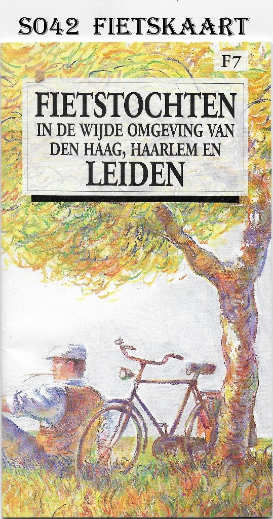 So32 Fietstochten - fietskaart - Den Haag; Haarlem en Leiden, Ophalen of Verzenden, 1800 tot 2000, Nederland, Landkaart