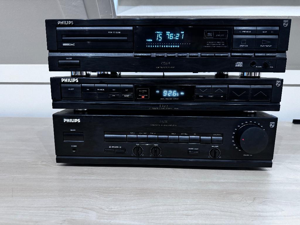 ✅ Philips 600-serie Stereo Set FA630 + FT650 + CD614, Ophalen of Verzenden, Refurbished, Cd-speler, Overige merken