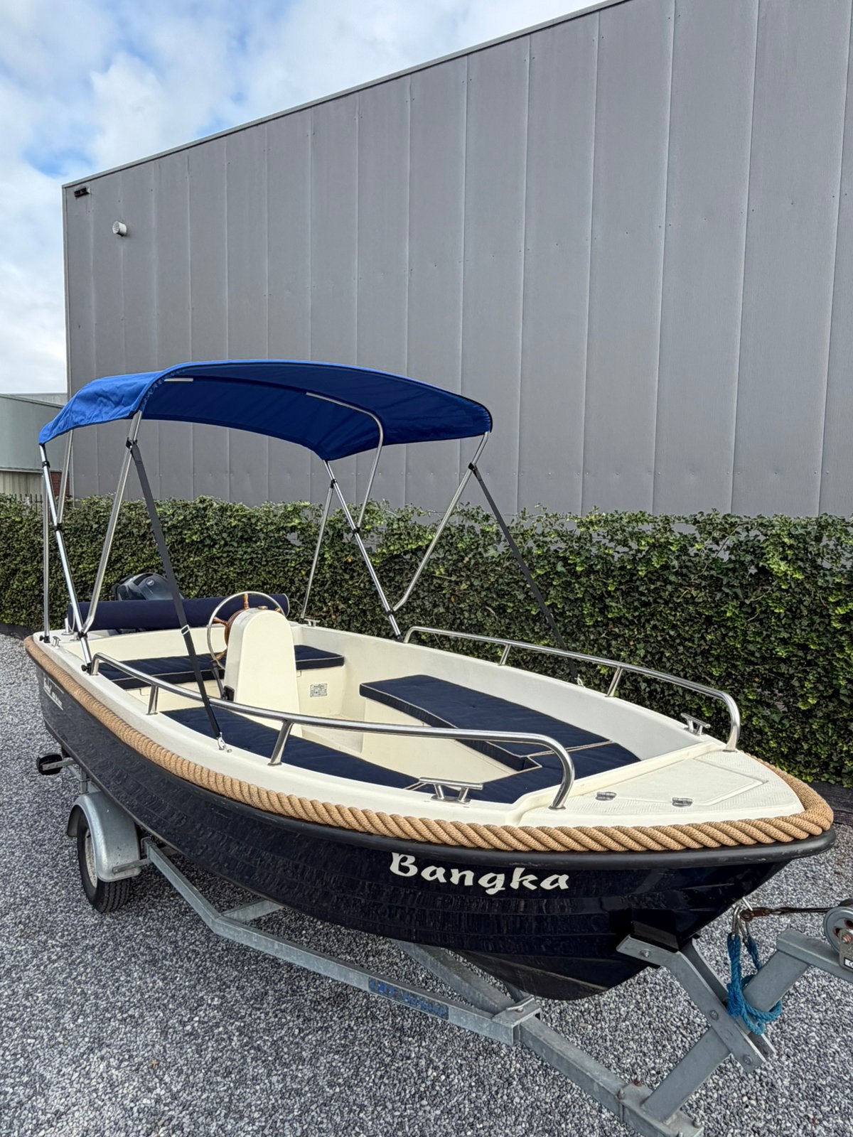 Garda 430 De Luxe met 15 pk Selva 4-takt en kanteltrailer, Watersport en Boten, Motorboten en Motorjachten, Overige merken, Gebruikt