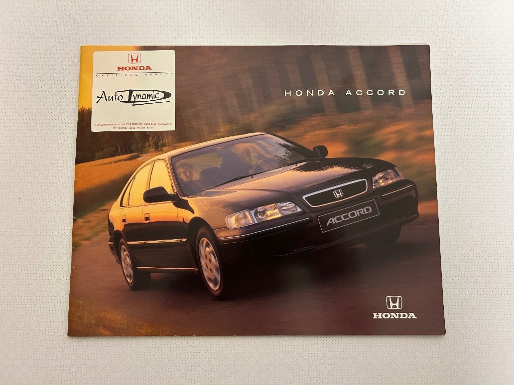 Honda accord brochure, Ophalen of Verzenden, Zo goed als nieuw, Honda, Onbekend