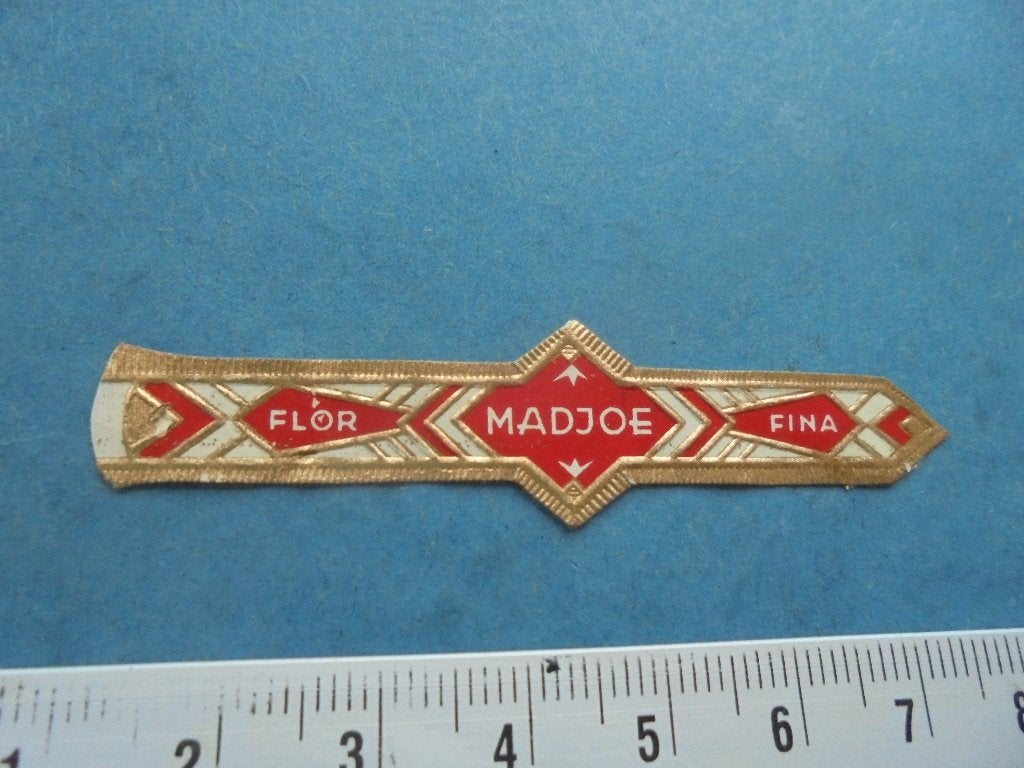 Oude sigarenband MADJOE Flor Fina, Ophalen of Verzenden, Zo goed als nieuw, Sigarenbandjes