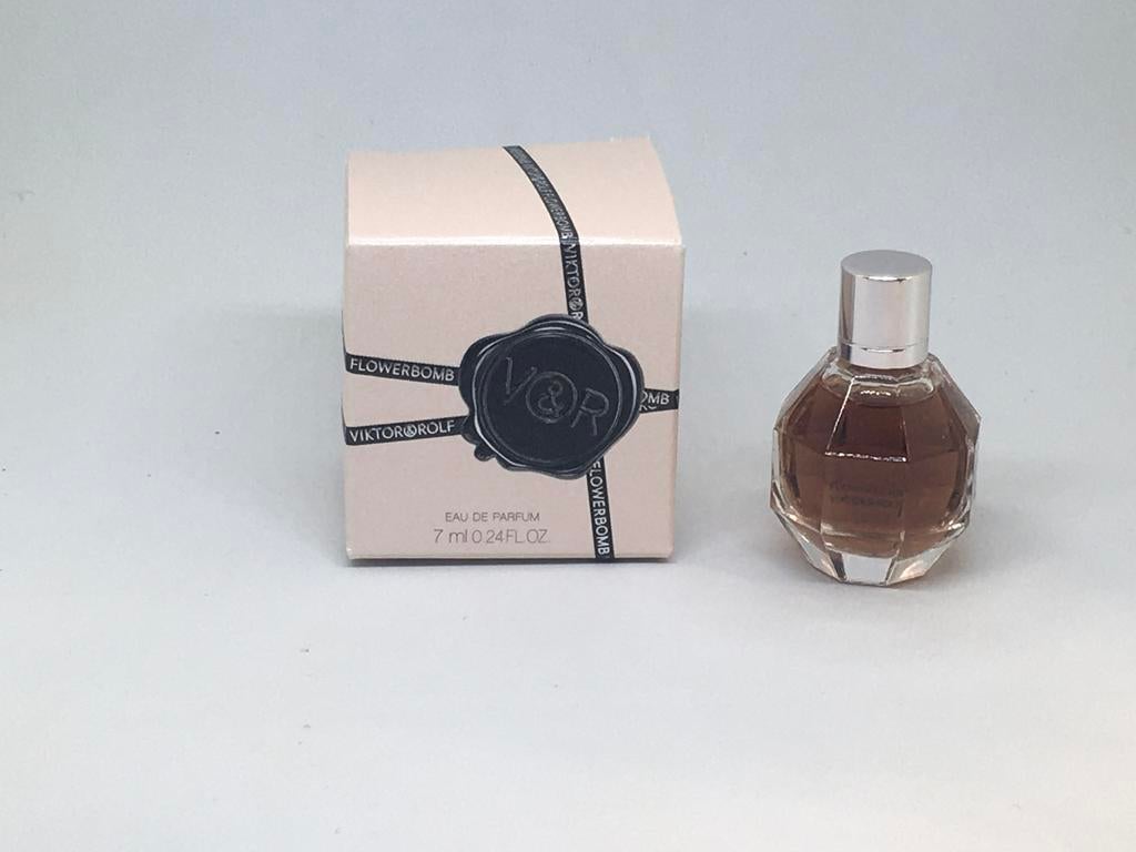 parfumminiatuur flowerbomb 7 ml eau de parfum viktor rolf, Verzenden, Nieuw, Miniatuur, Gevuld