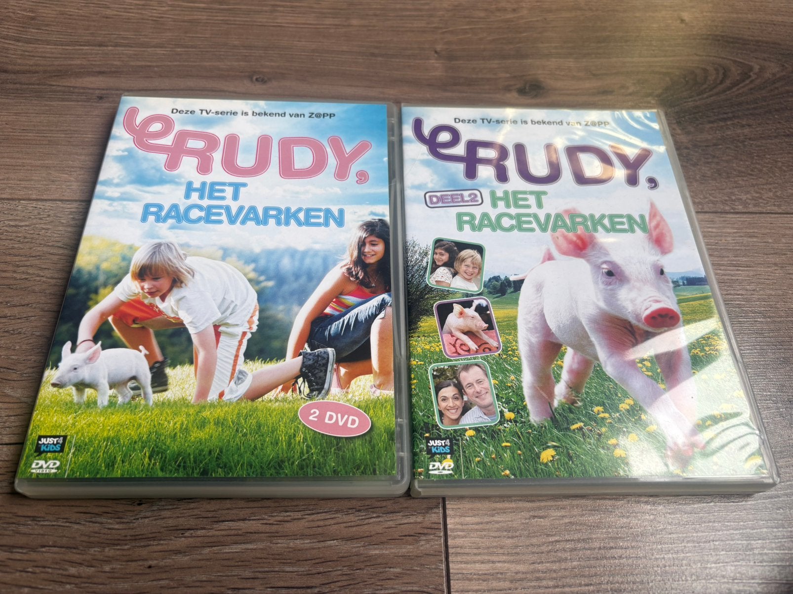 Rudy het Racevarken deel 1&2, Alle leeftijden, Ophalen of Verzenden, Zo goed als nieuw