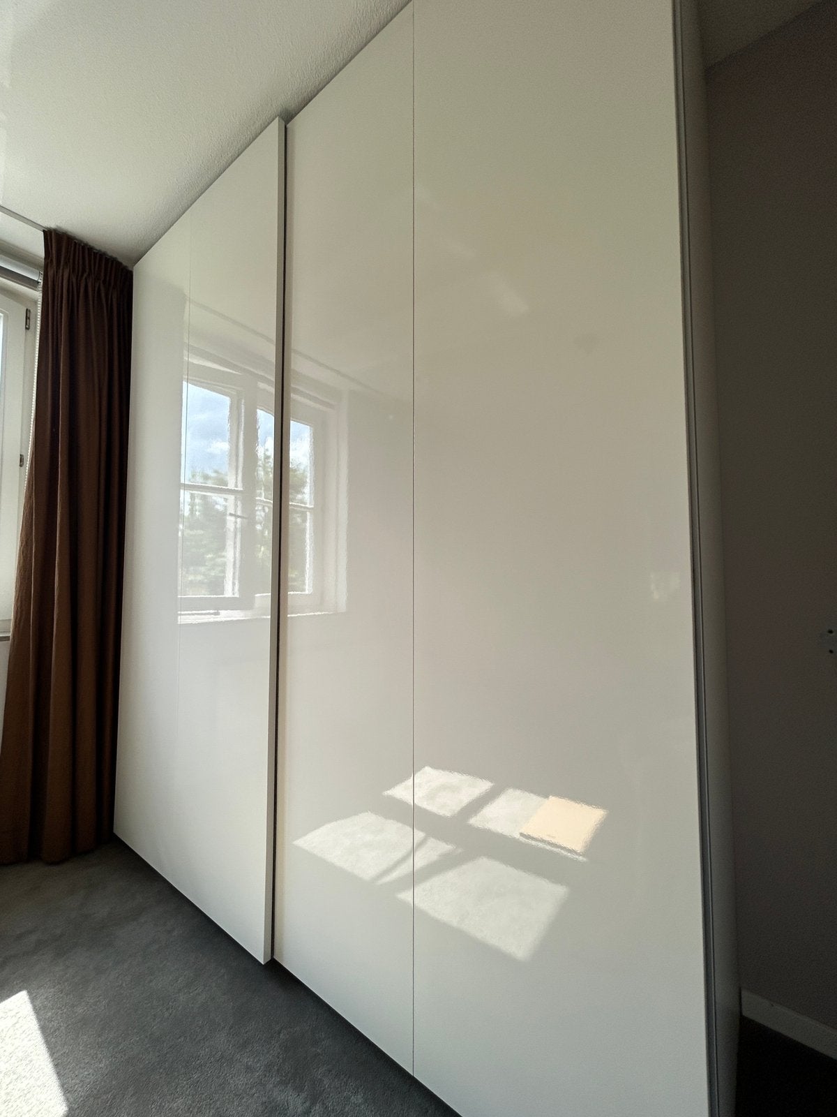 Ikea Hasvik schuifdeur set (2x) 200x236cm hoogglans wit, Ophalen, Gebruikt, 200 cm of meer, 200 cm of meer