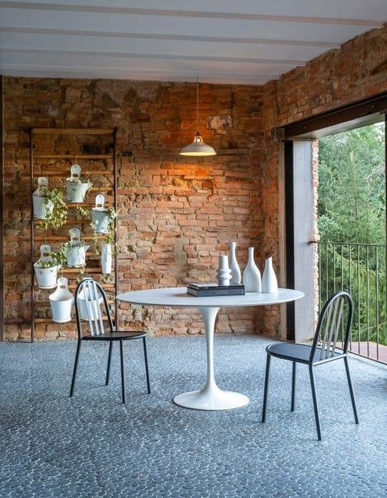 tulipe uittrekbare tafels eero saarinen platner stam colombo, Overige materialen, 100 tot 150 cm, Mid century modern furniture