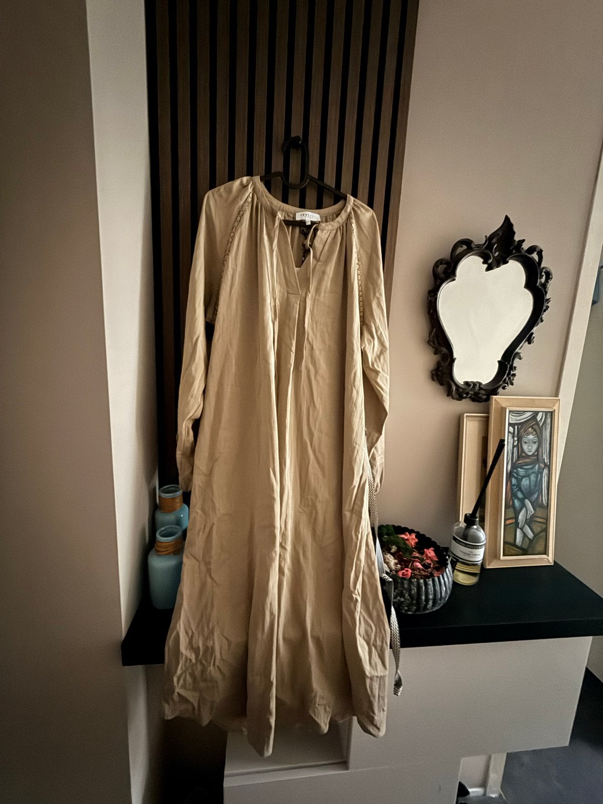 Nieuwe Ivy Beau Amsterdam Tarah Jurk Maat 44, Beige, Maat 42/44 (L), Nieuw, Ophalen of Verzenden