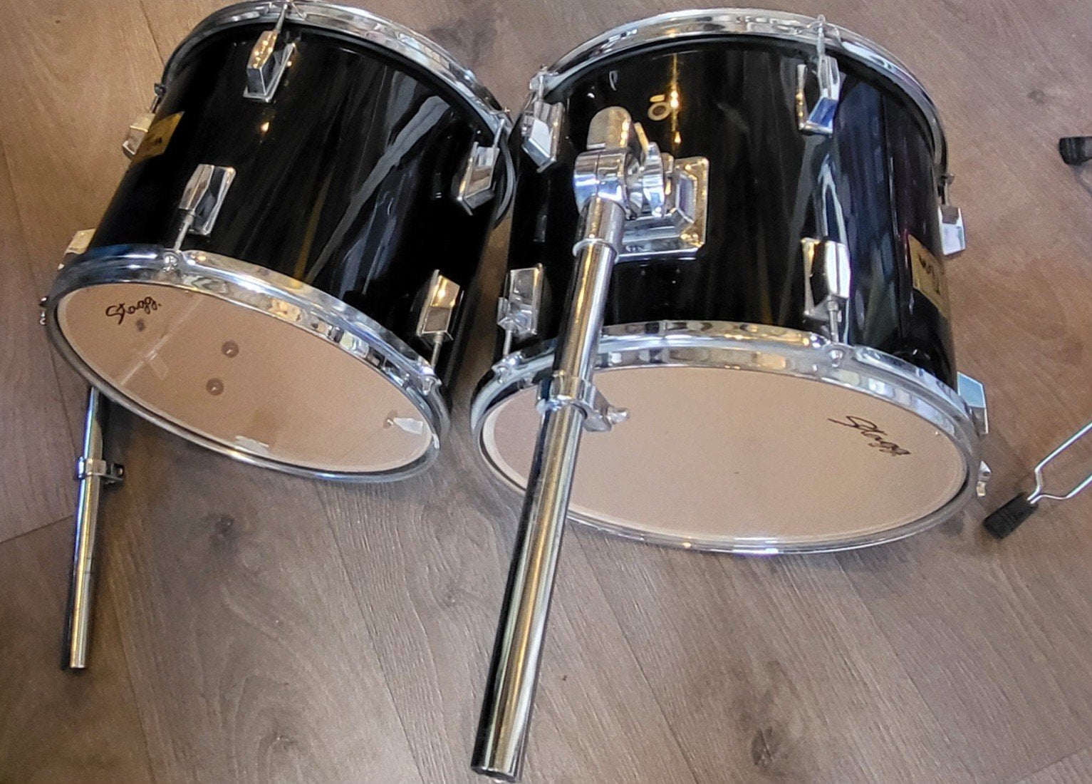 2 stagg toms/tomarmen/drumstel onderdelen/Trommels/percussie, Muziek en Instrumenten, Ophalen, Gebruikt, Overige merken