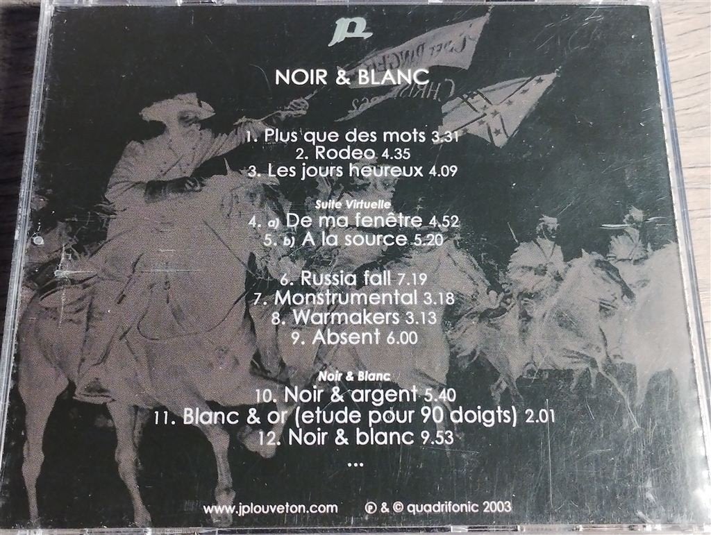 JPL - Noir & Blanc, Ophalen of Verzenden, Zo goed als nieuw, Poprock