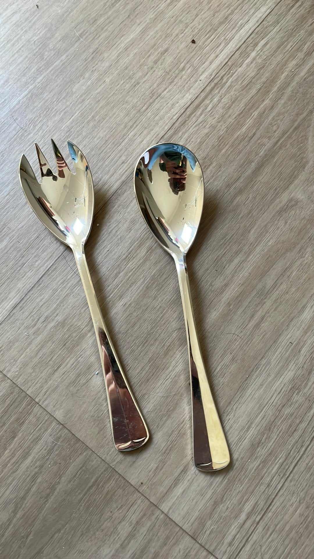 Verzilverd slacouvert Haags lofje, Ophalen of Verzenden, Zo goed als nieuw, Zilver
