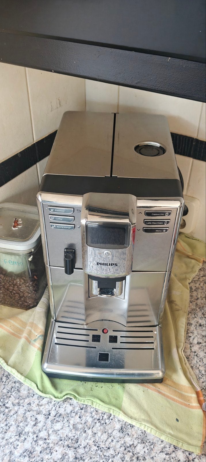 Philips bonen koffiezetapparaat (defect), Witgoed en Apparatuur, Ophalen, Niet werkend, Koffiemachine, Koffiebonen