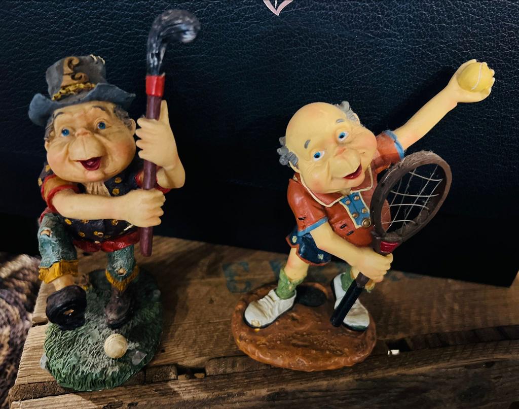 Efteling Laaf Golf en Laaf Tennis Beeldjes, Verzamelen, Ophalen of Verzenden, Zo goed als nieuw, Beeldje of Poppetje