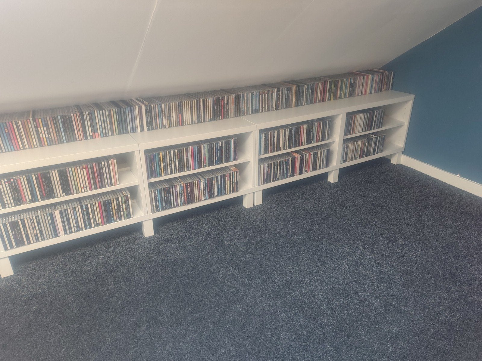Partij van 658 cd's en 134 lp's, Cd's en Dvd's, Vinyl | Overige Vinyl, Ophalen, Gebruikt, Overige formaten