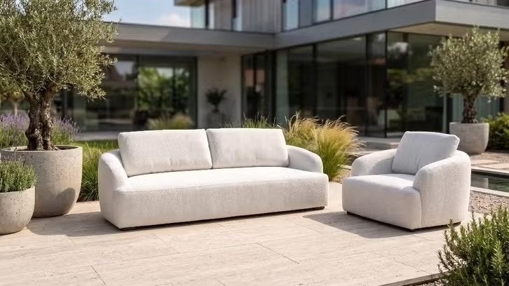 Flow Sunbrella tuinset SALE, Ophalen, Zo goed als nieuw, Loungeset, Bank