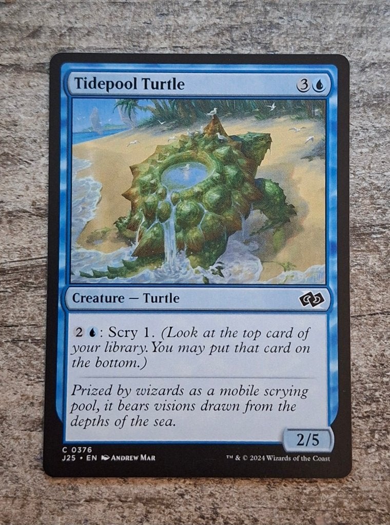 Tidepool Turtle - Magic the Gathering, Verzenden, Zo goed als nieuw, Losse kaart